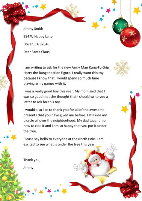 word  red santa claus letter  christmasdocx wps  templates