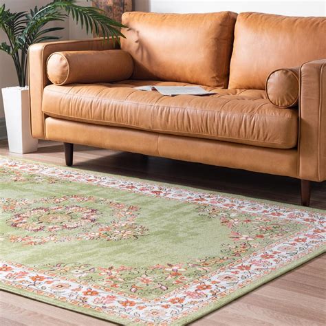 rugscom lucerne collection area rug aei    green  pile rug perfect  living rooms