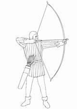 Archer Arquero sketch template