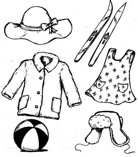 childrens clothing coloring pages  print  color page