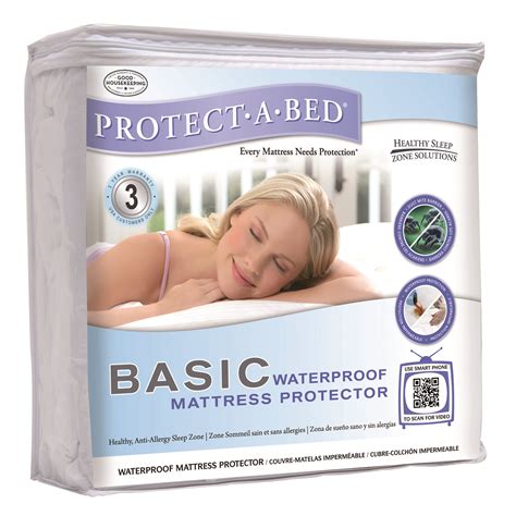 protect  bed basic mattress protector cool linen limited