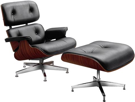charles eames style office padded faux leather mastermind chair black furniture  refurbishment