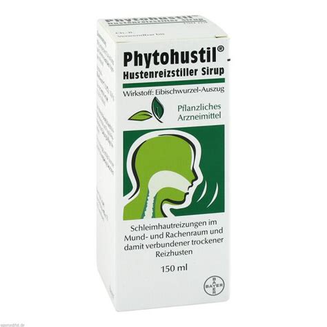 phytohustil hustenreizstiller sirup  ml preisvergleich pzn