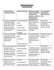 ep picoworksheet docx ep clinical nursing issues pico