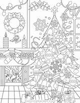Coloring Christmas Pages Adult Coloringgarden Printable Weihnachten Pdf Sheets Ausmalbilder Adults Colouring Print Ausmalen Printables Kids Malvorlagen Erwachsene Tree Zum sketch template