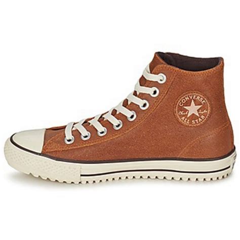 Converse All Star Boot Vintage Leather Hi Brown Men S Shoes M00000039