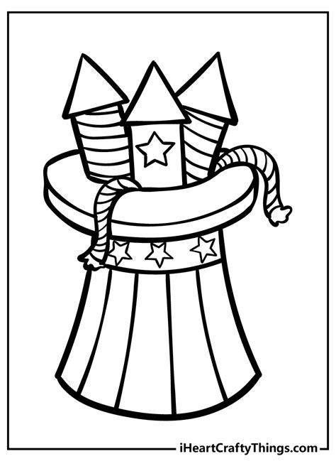kids fourth  july coloring pages