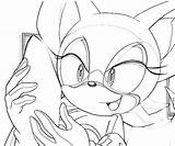 Rouge Bat Sonic Coloring Pages Generations Smile Character Diamond Another Surfing sketch template
