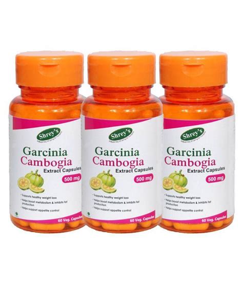 shrey s garcinia cambogia extract 500 mg weight loss 180 no s pack