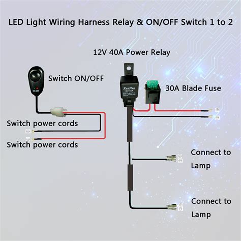 relay wiring diagram  fog lights led fog light wiring diagram led fog lights diagram