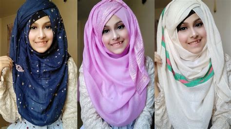 easy everyday hijab tutorial  summer  hijab style