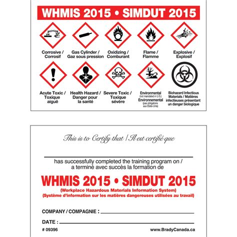 whmis workplace label template  printable templates