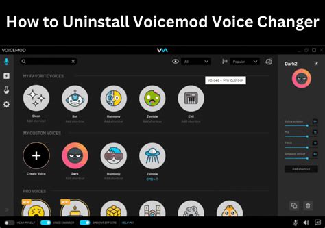 solved   uninstall voicemod voice changer