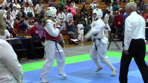 Kelly Tae Kwon Do Sparring At Hanmadang 4 17 Youtube