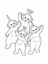 Teletubbies Coloring Pages Mycoloring Printable Print Color Recommended Kids sketch template
