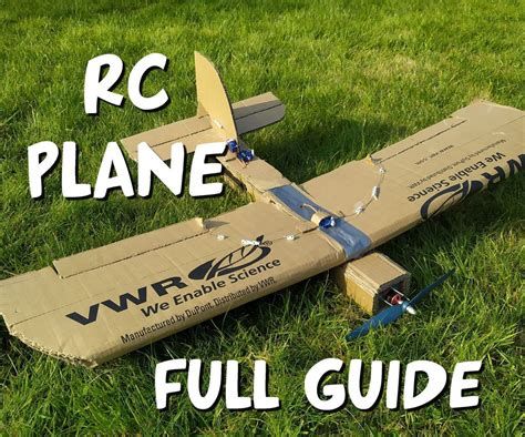 cardboard rc airplane full guide  steps instructables