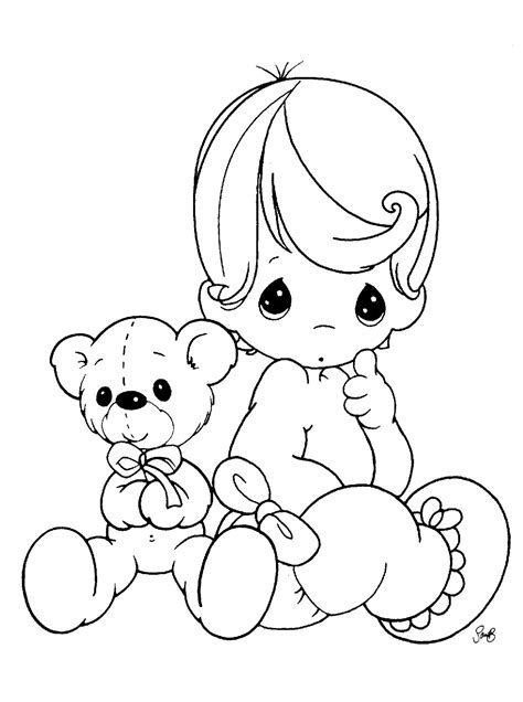 printable baby coloring pages  kids