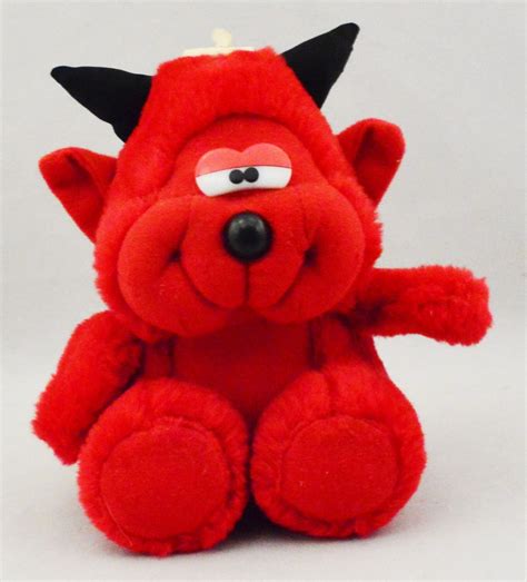 vintage  dee imports plush lil devil red  wejustmighthaveit