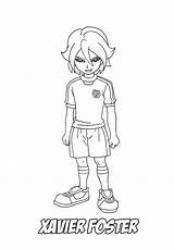 Xavier Inazuma Eleven Foster Pintar Ludinet Salvat sketch template