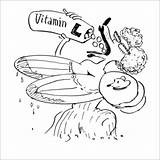 Vitamin Drawing Getdrawings sketch template