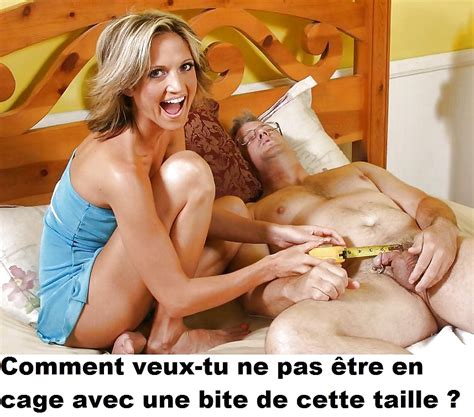 Cuckold Chastity And Femdom Captions French 2 40 Pics