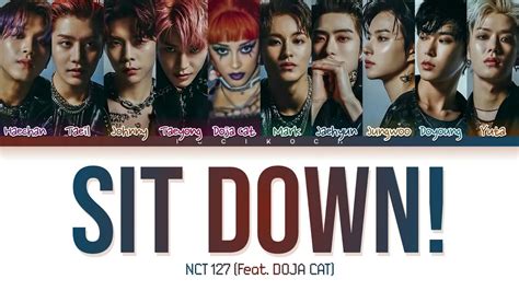 Nct 127 Sit Down Feat Doja Cat Lyrics Color Coded Lyrics Mandø