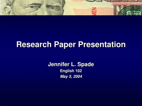 research paper  powerpoint