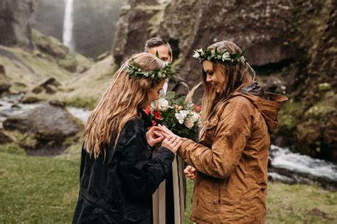 rainy elopement in iceland popsugar love and sex photo 46