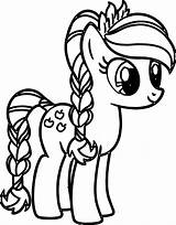 Pony Coloring Pages Real Getcolorings Color sketch template
