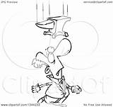 Anvil Cartoon Falling Man Looking Toonaday Outline Illustration Royalty Rf Clip Ron Leishman 2021 sketch template