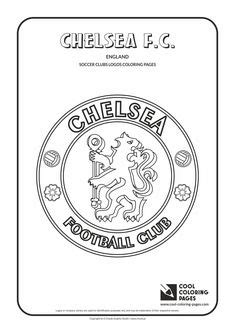 chelsea football soccer futbol  coloring pages book  kids boys