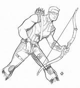 Hawkeye Coloring Pages Printable Ages Educative sketch template