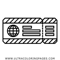 plane ticket coloring page ultra coloring pages