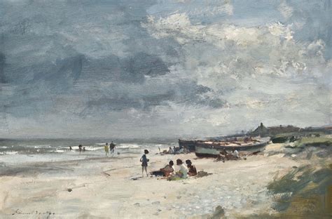 Edward Seago R W S R B A 1910 1974 Long Shore Boats At Palling