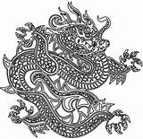 Dragons Clker sketch template