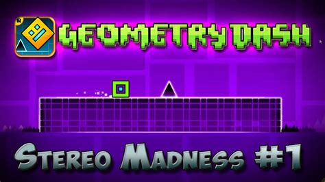 Geometry Dash Gameplay Stereo Madness 1 [completed] [ios] Youtube