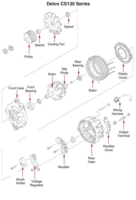 wiring diagram  marine alternator