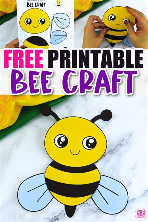 printable bumble bee craft printable word searches