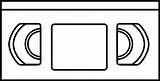 Clipart Cassette Tape Videocassette Illustration Stock Clipground sketch template