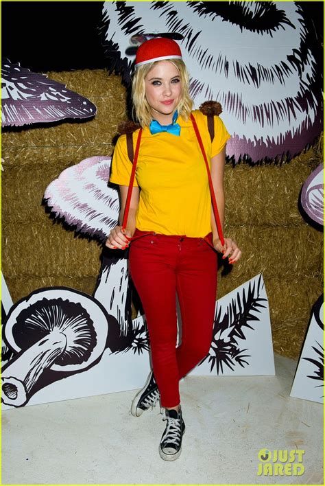 Ashley Benson And Chord Overstreet Just Jared Halloween Party 2012