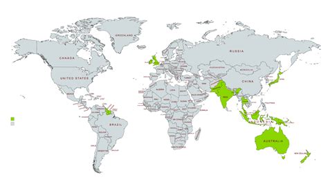 countries drive   left hand side forces compare