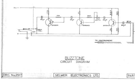 selmer buzztone pedal schematic