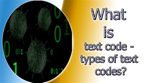 text code types  text codes ascii extended ascii