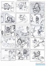 Storyboard Storyboards Toned Animation Character sketch template