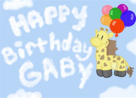 happy birthday gaby  thetelltaleheart  deviantart