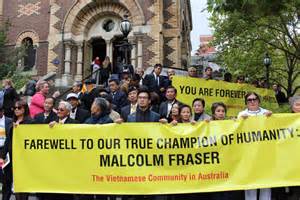 Vietnamese Community Farewells Malcolm Fraser Abc News