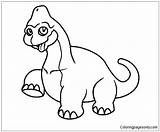 Baby Brachiosaurus Coloring Pages Online Color Coloringpagesonly sketch template