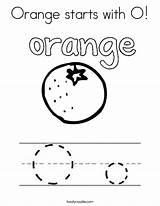 Orange Coloring Letter Starts Pages Print Noodle Built California Usa Twistynoodle sketch template