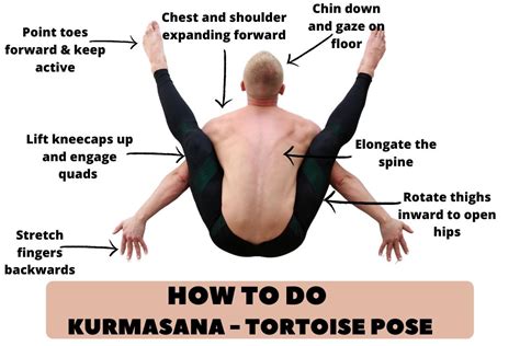 kurmasana tortoise pose steps variations benefits precautions
