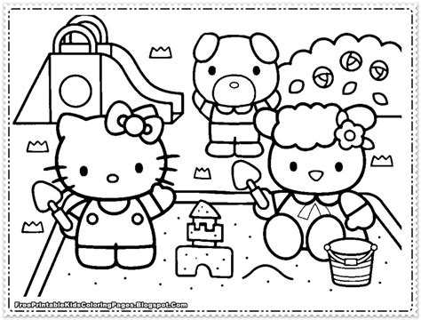 large  kitty coloring pages   print